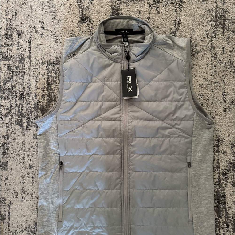 Ralph Lauren Light Gray Quilted Men's Vest